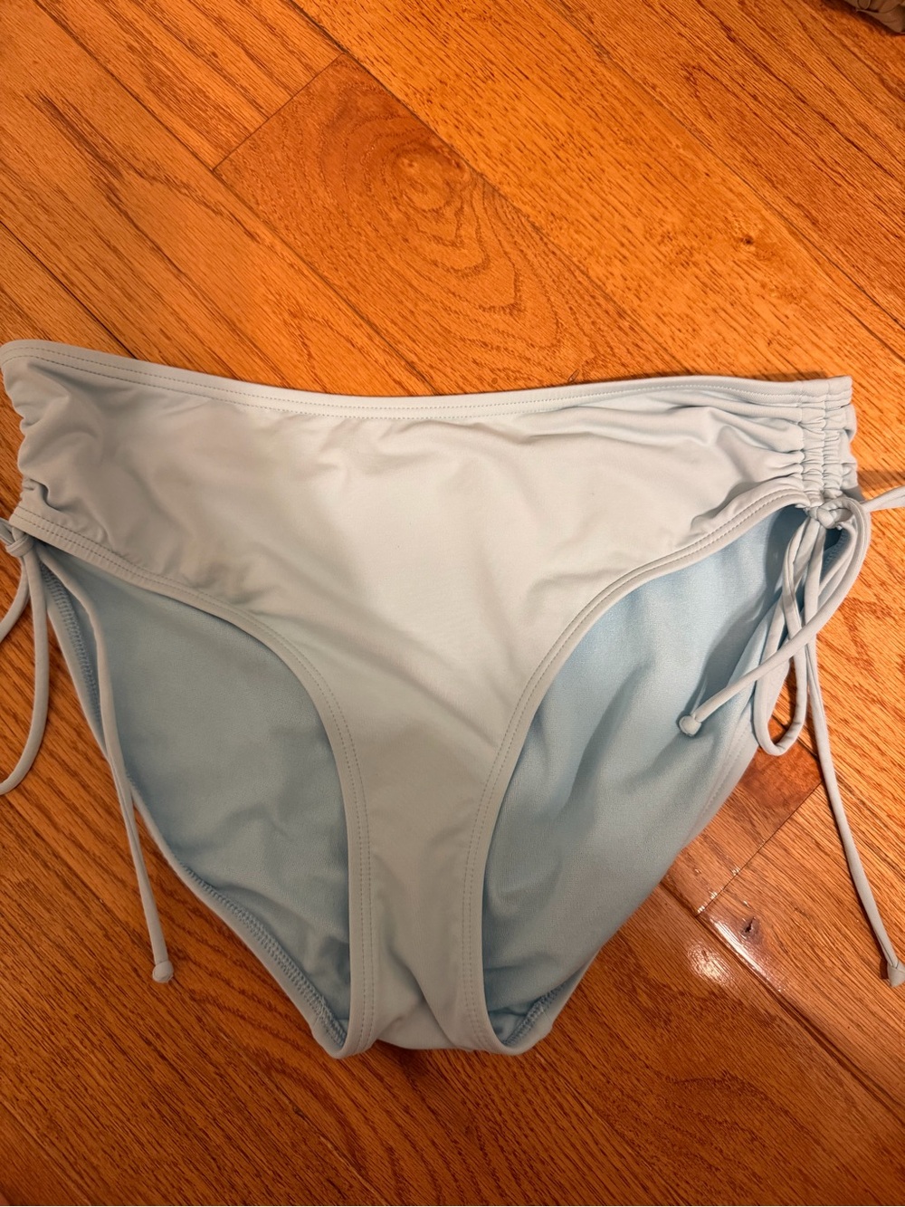 Athleta mid rise scrunch tie bikini bottom
